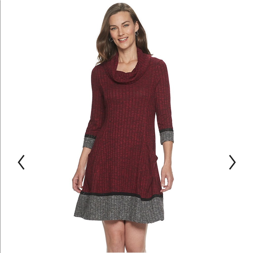 NWT Sweater type dress, size large